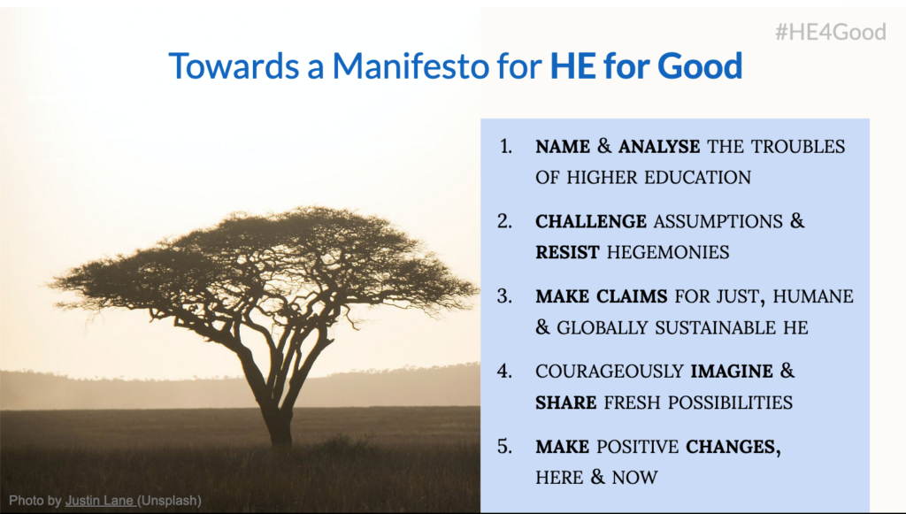 HE4Good Manifesto